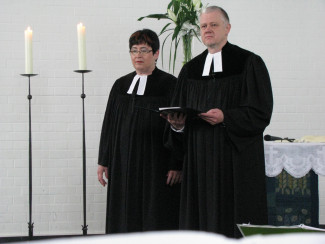 Amtseinführung Pfrin. Hessenauer, Pfr. Kreile