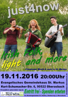 Flyer zu unserem 10 Konzert