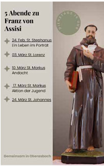fünf abende mit St. Franziskus