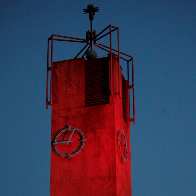 Der rote Turm von St. Markus
